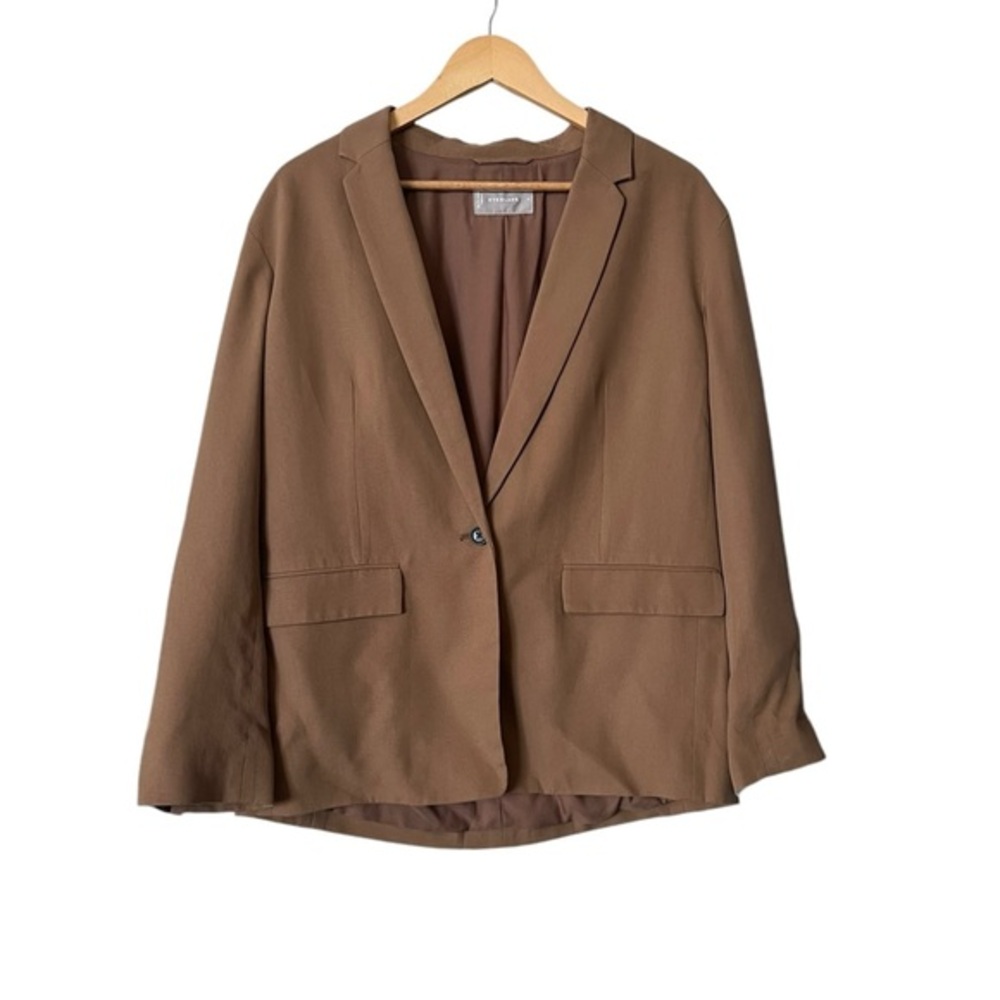 Everlane Brown Single-Button Blazer